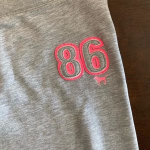 Pink by Victoria secret new joggers grey and pink